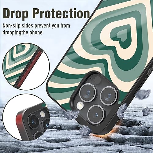 Miniatura 4 de Love Hearts - Fundas estéticas de moda para niñas para iPhone 5 6 7 8 11 12 13 14 Pro Max Plus Mini Xr Xs SE Samsung Galaxy A03 A13 A53 A73 Note S Z