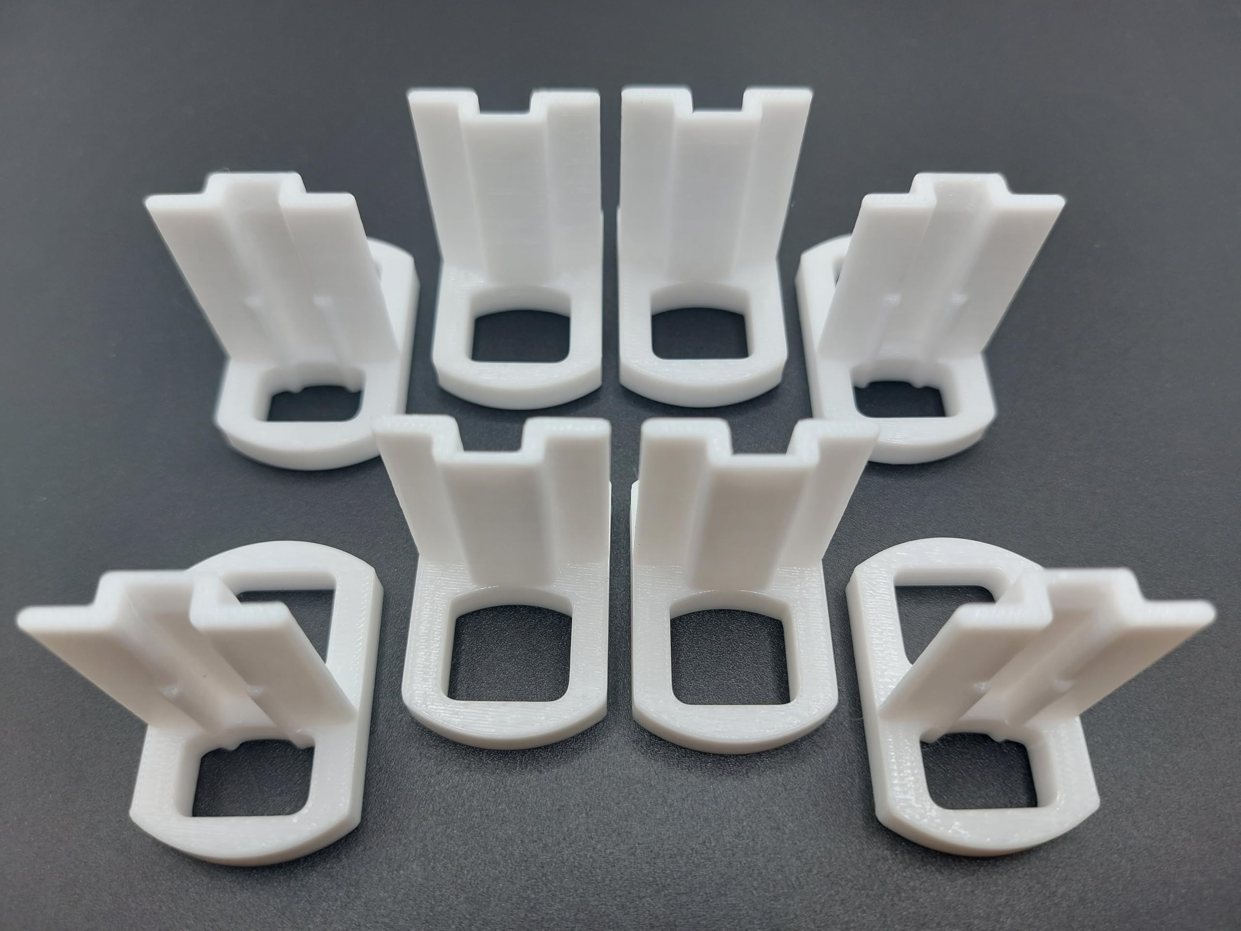 8 Pcs Sliding Cabinet Door Guide T Bar Rail Roller Rail Slider Accessories Slide Replacement Part, White - Image 3