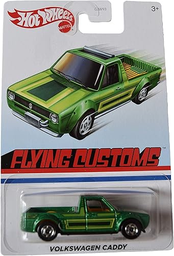 Hot Wheels Volkswagen Caddy - Flying Customs - verde