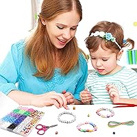 Vista 55 de Cuentas de pony negras para pulseras de amistad, fiesta de vacaciones, plástico, 1000 piezas, cuentas de Halloween para hacer joyas, pulseras DIY