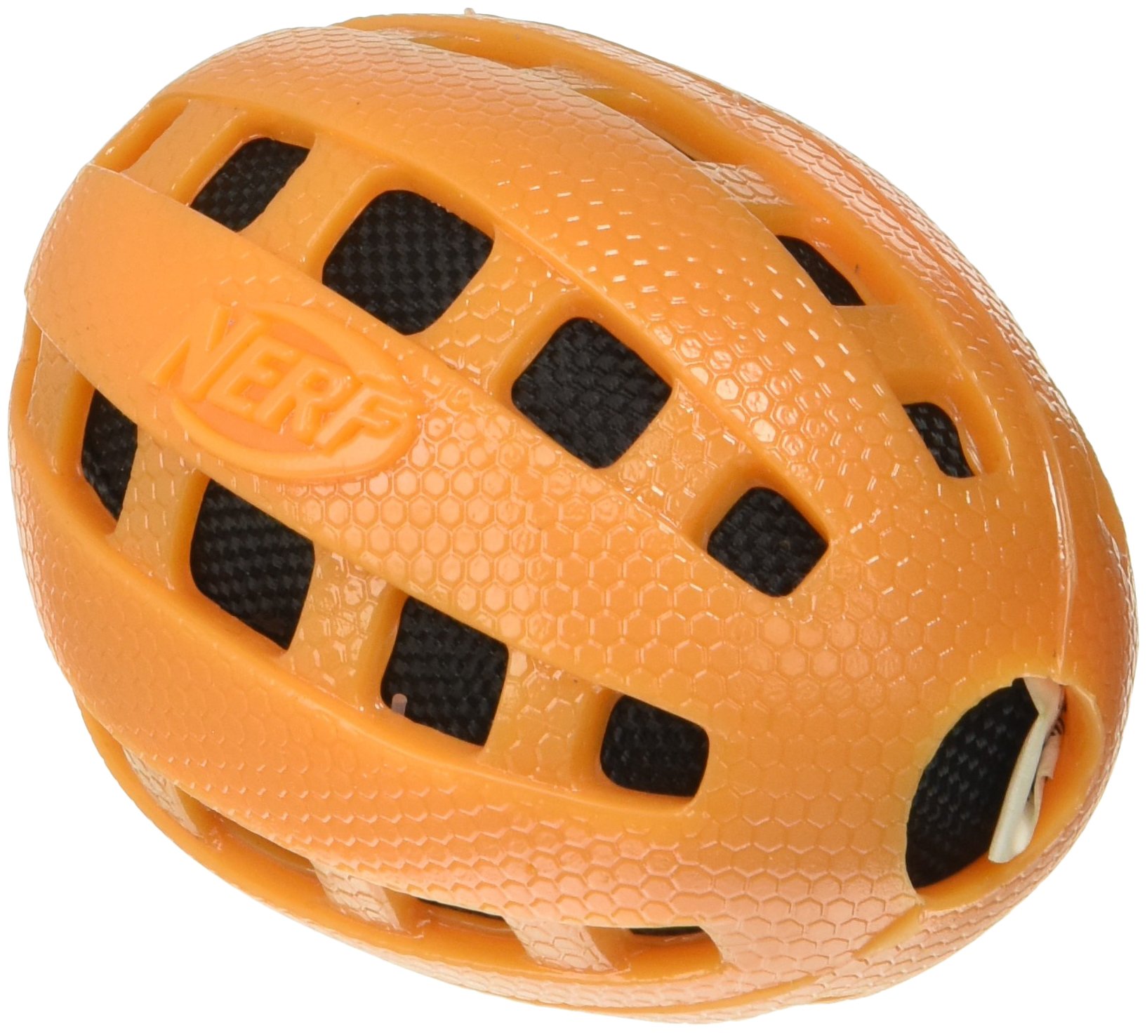 Dog Crunchable Football With Squeaker - Assorted Colors, 4 Inch Model 8068