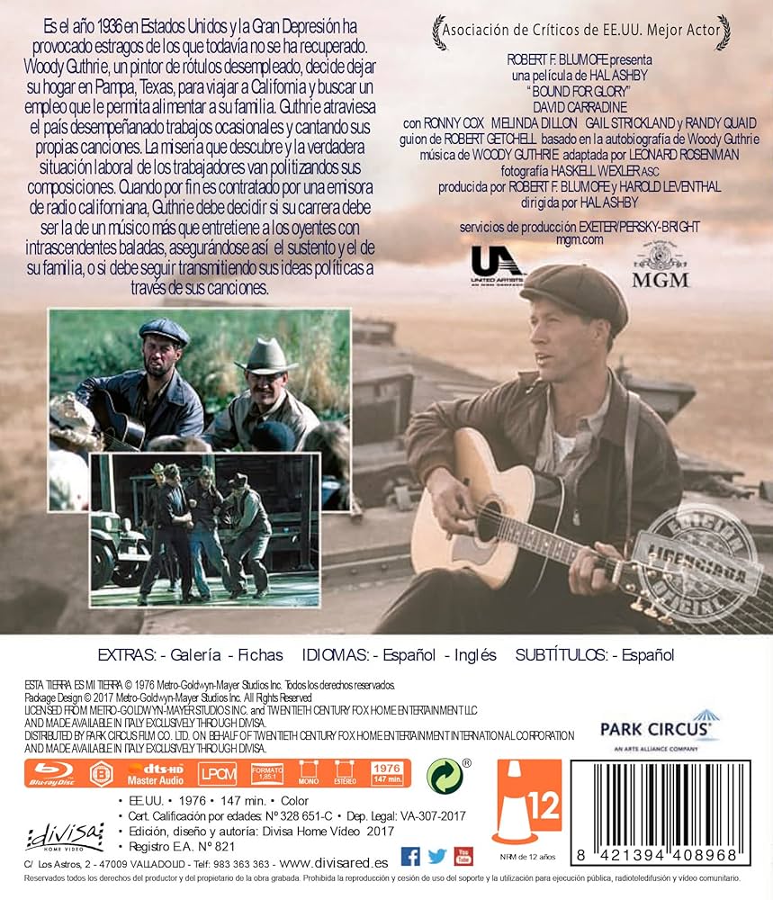 Amazon.com: Bound for Glory (1976) [ Blu-Ray, Reg.A/B/C