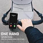 Portable Phone Holder Stand for Bed, Stroller, Desk, Car with Gooseneck Flexible Arm - Stable, Secure & Adjustable Fit on Treadmill, Wheelchair, Tree for GoPro & Cell Phones Used at Home, Work, Travel