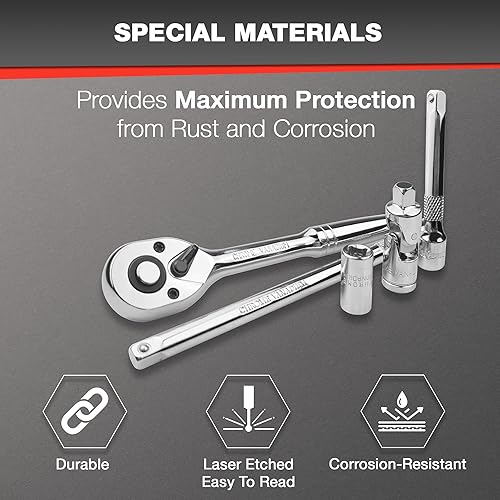 Miniatura 6 de EACELIY Juego de llaves principales de 75 piezas de 14 pulgadas, juego de llaves de 14 de pulgada, con adaptador de broca de 14 de pulgada, junta