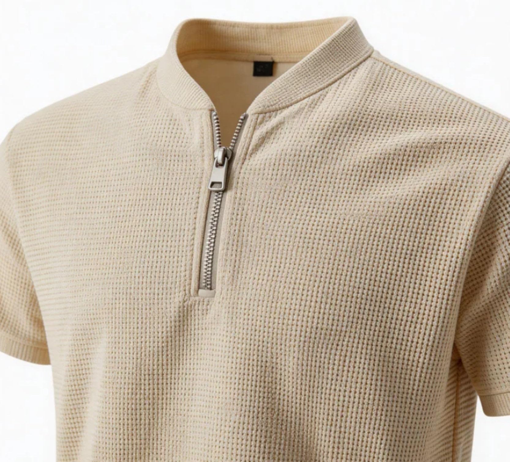 MSIYOW Chándal Deportivo para Hombre Camiseta de Manga Corta con Cremallera y Pantalones Largos Conjunto Deportivo Hombre Verano - 5