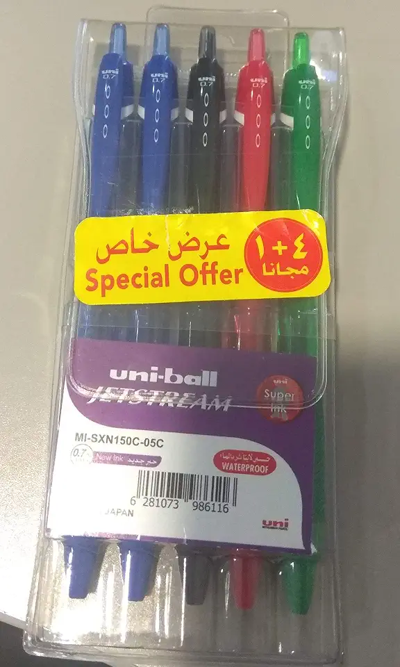 Jetstream Colours Ret. 0.7Mm Pac=05 Ea