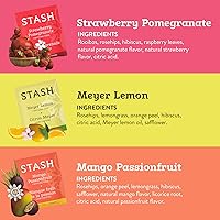 Vista 2 de Stash Tea - Té de hierbas afrutado con 6 sabores, 6 cajas con 18-20 bolsas de té cada una