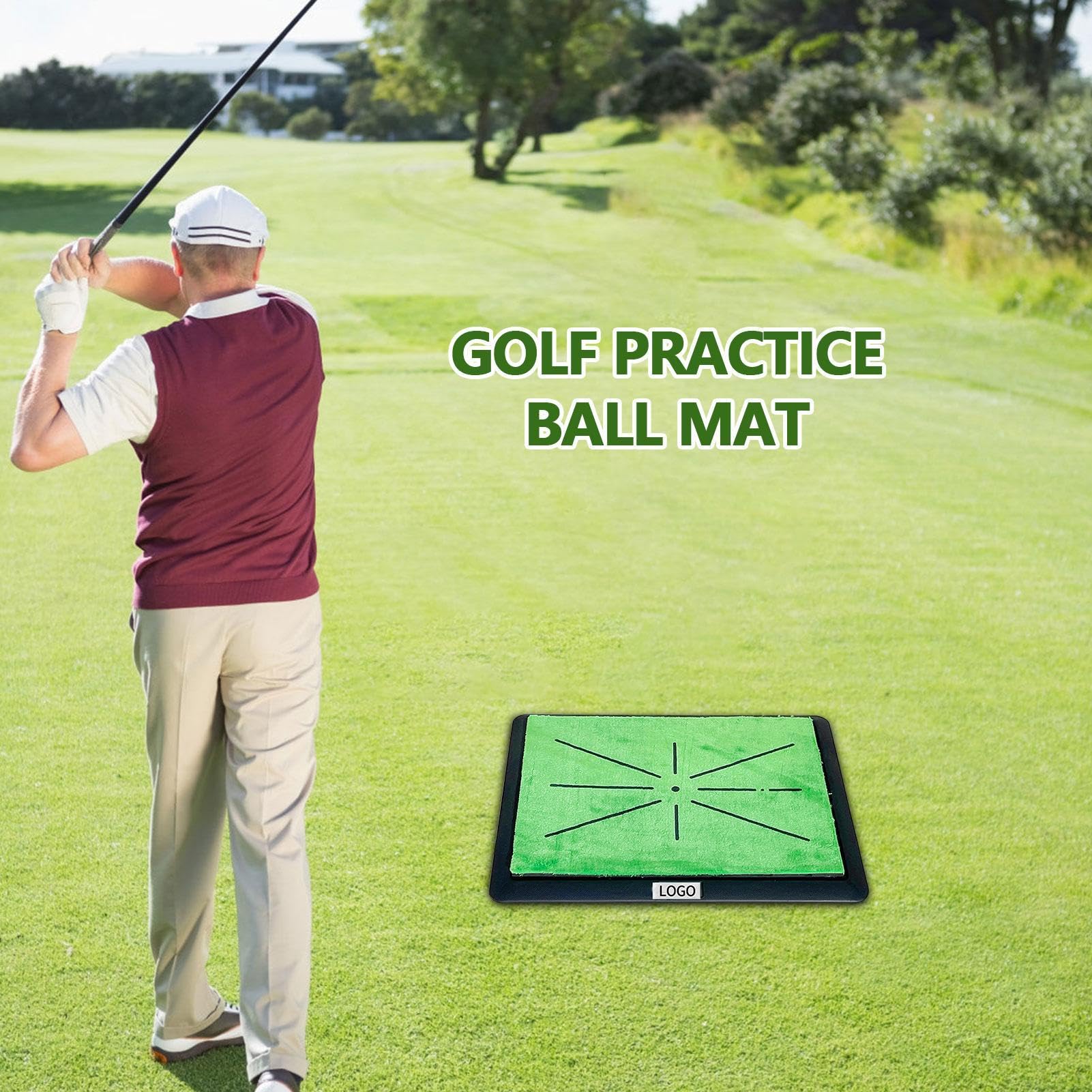 Golfmatte Trainingsmatte Für Schwungübungen