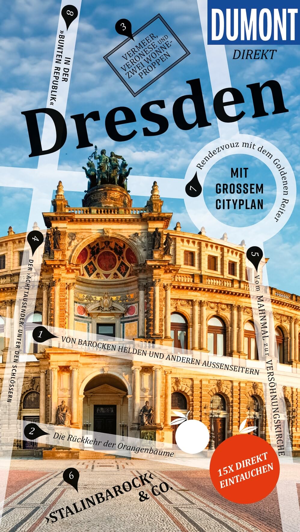 DUMONT direkt Reiseführer Dresden: Mit großem Cityplan