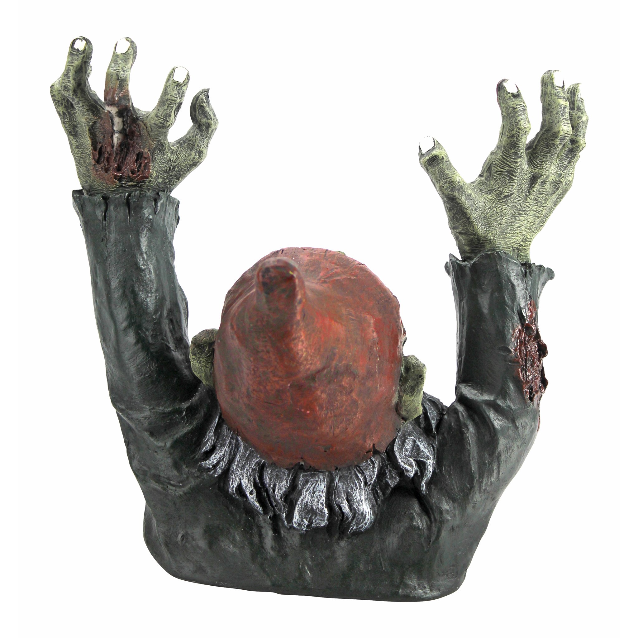 Design Toscano Zombie Gnombie Gothic-Gartenstatue Grabsteinstatue, Polyresin, vollfarbe, 28 cm