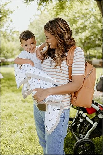 Miniatura 2 de Little Unicorn Forest Friends - Manta de muselina de algodón, 100% algodón, súper suave, para bebés y niños pequeños, 30 x 40 pulgadas, lavable a