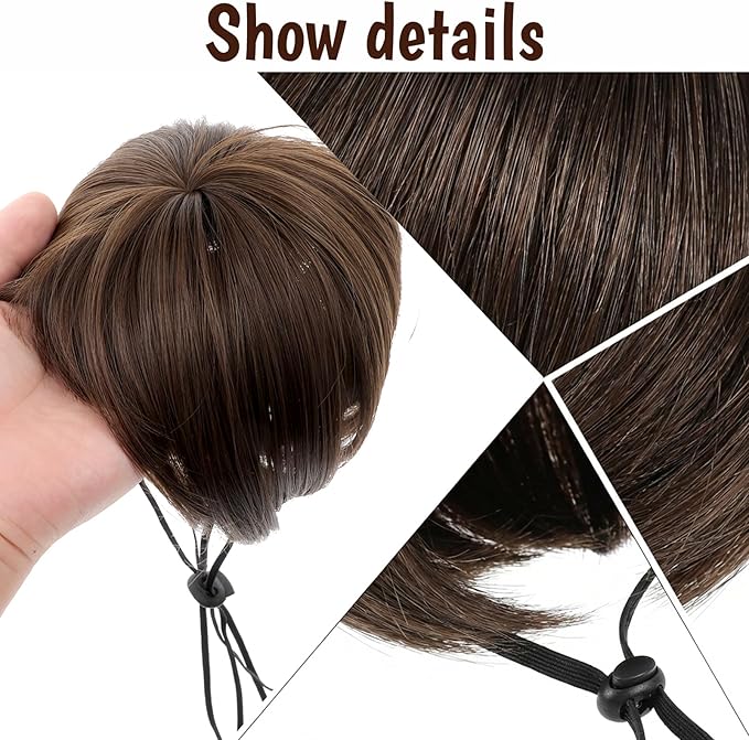 Peluca para Perro, Disfraz Divertido Ajustable para Mascotas Pequeñas, Medianas y Grandes miniatura 3