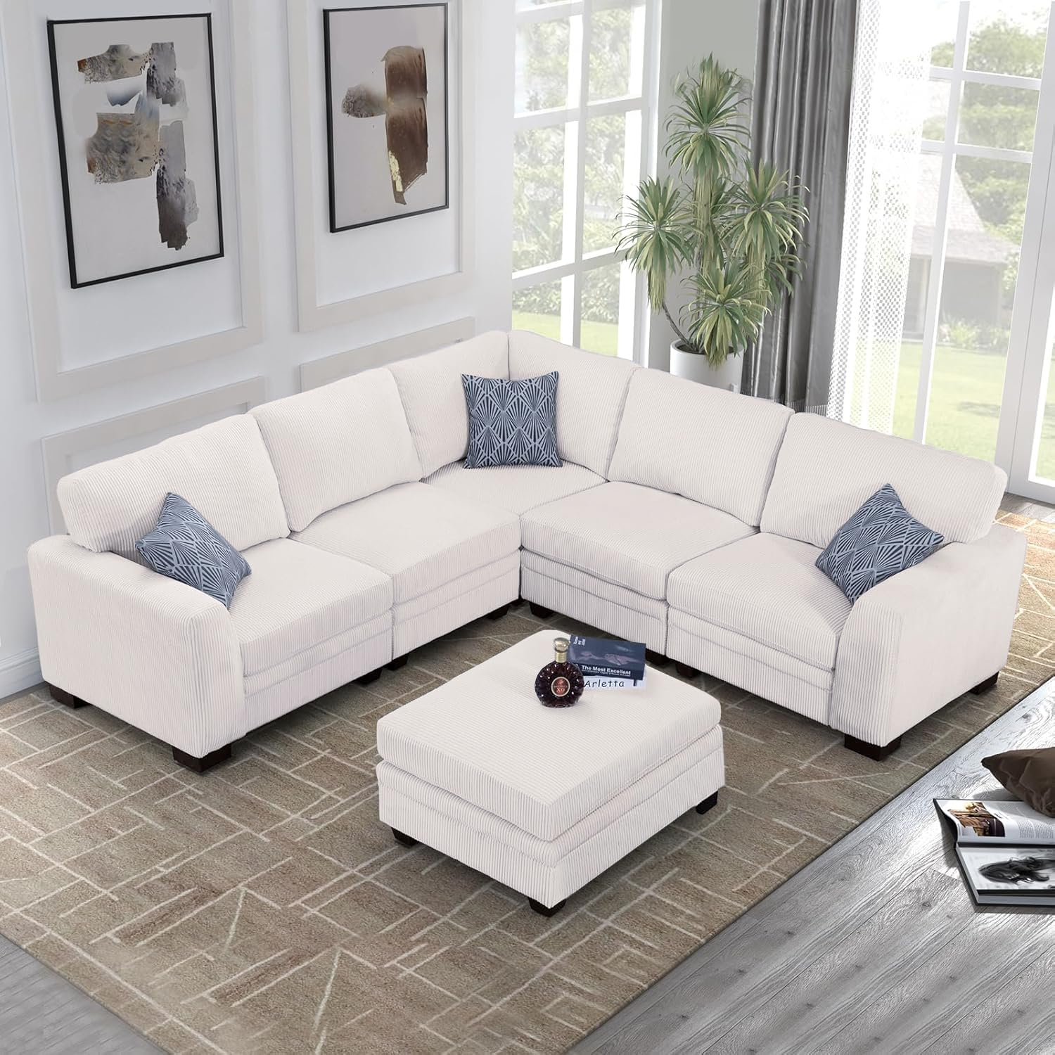 Legend Vansen Oversized Modular Sectional Sofa U Shaped