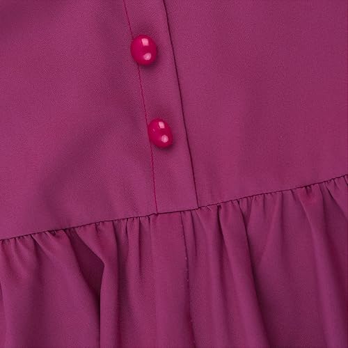 Miniatura 5 de Vestidos de la época de la Regencia para mujer, con satén, manga abombada fruncida, vestido de cintura imperio, vestido de satén