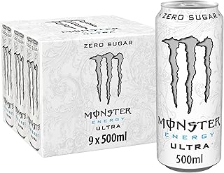 Ultra Energy Drink Zero Sugar, 9 x 500 ml
