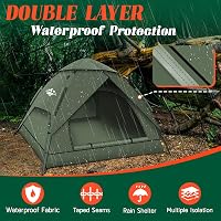 Purebox 2-3 személyes ultralight sátor, vízálló és szélálló kempingezéshez, trekking túrákhoz 2