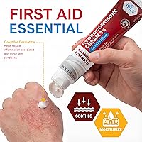 Vista 2 de MED Pride Hydro Cortisone (Hydrocortisone) Cream 1% OTC Bulk Pack of 4 X 1 Oz Anti-Itch Ointment for Rash, Eczema, Bug Bites
