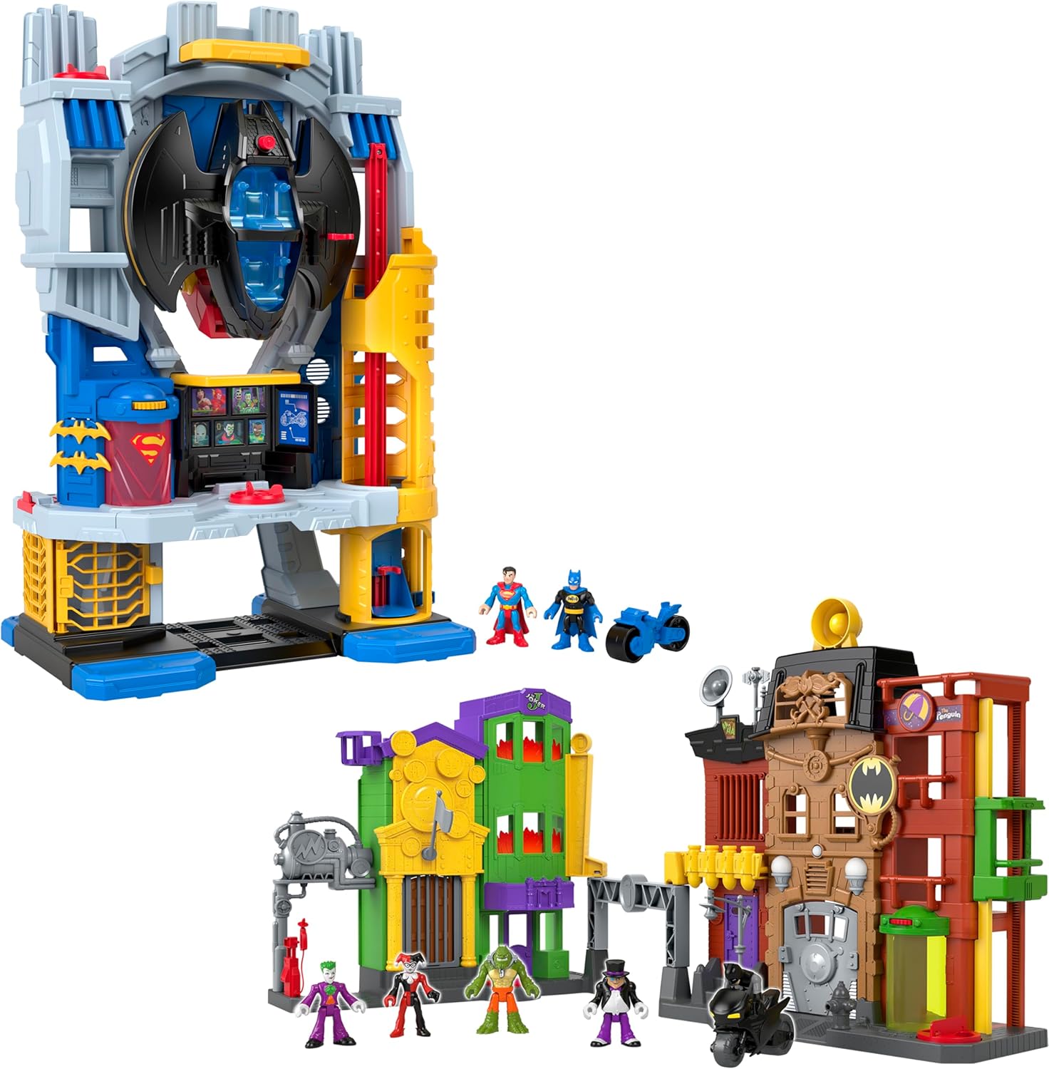 FisherPrice Imaginext DC Super Friends Batman Toy Bundle