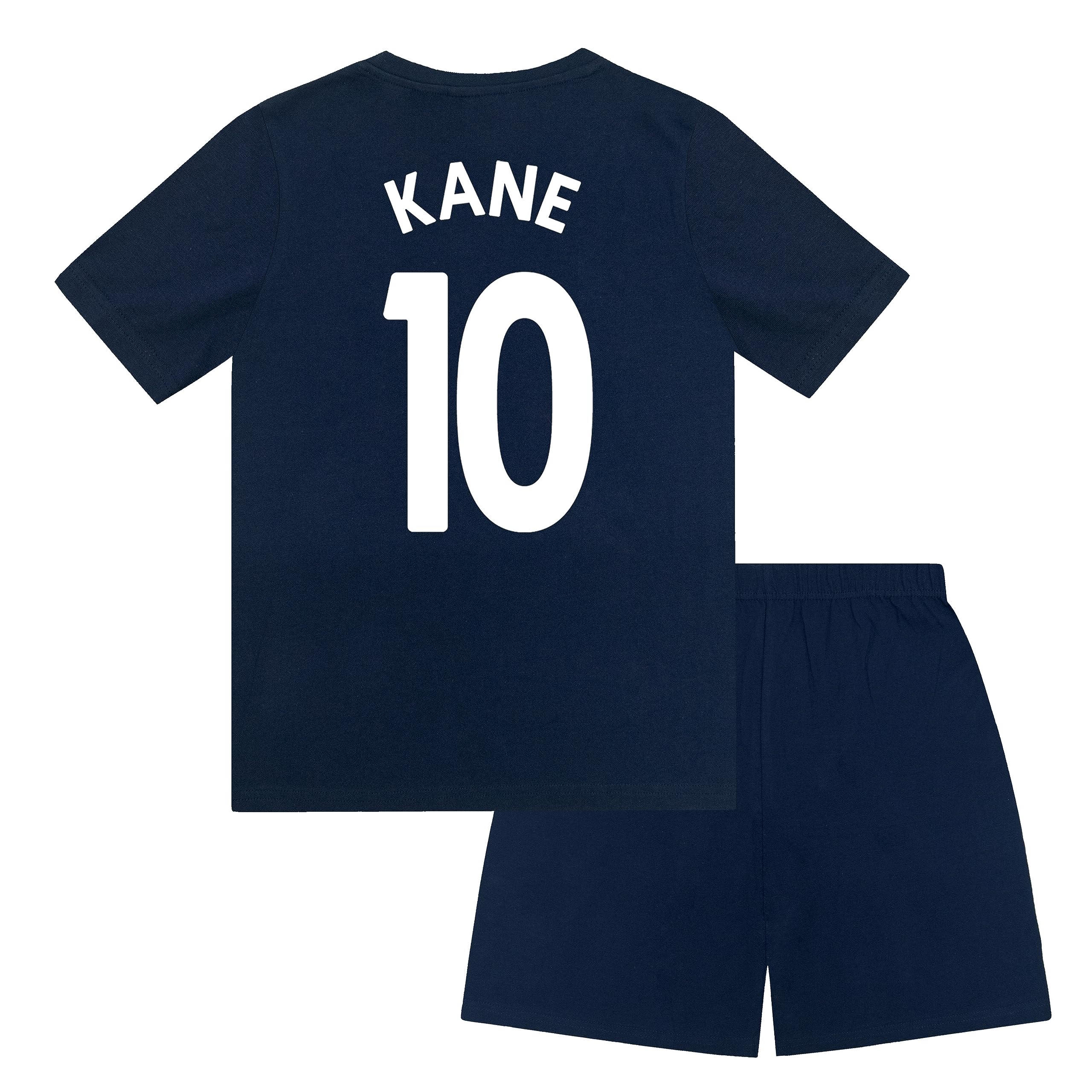 Tottenham Hotspur FC Boys Kane 10 Sublimation Short Pyjamas Navy 10-11 Years
