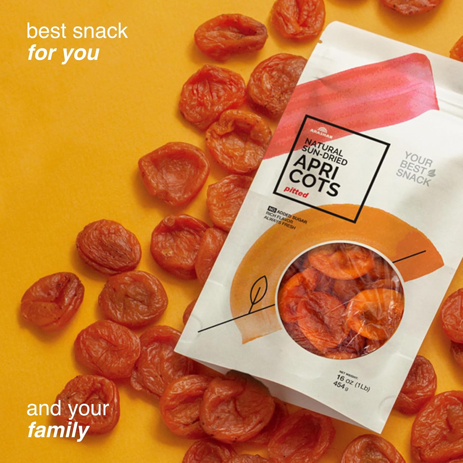 Arashan Apricots – Delicious Dried Apricot Fruit, MOST Delectable Dry Apricot In The World! Grown In The Ferghana Valley In Kyrgyzstan – Apricots Dried | Sundried, Pitted, No Sugar Added (5 LB)