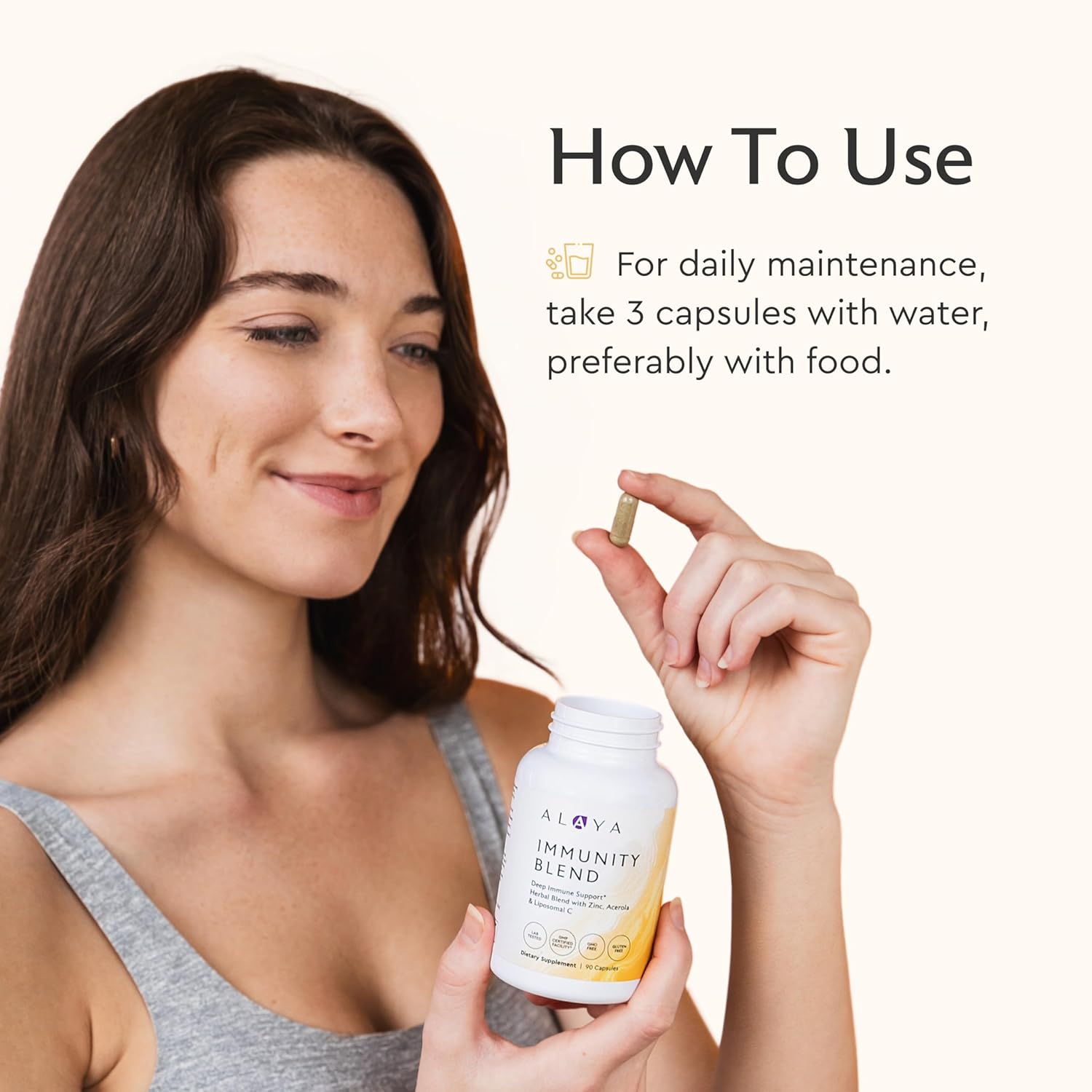 Alaya Naturals Immunity Blend - Advanced Immune Support with Vitamin C, Zinc, Elderberry, Garlic, Ginger, Morgina, Oregano and Astragalus: Support Immunity and Overall Health - 90 Capsules - Image 6