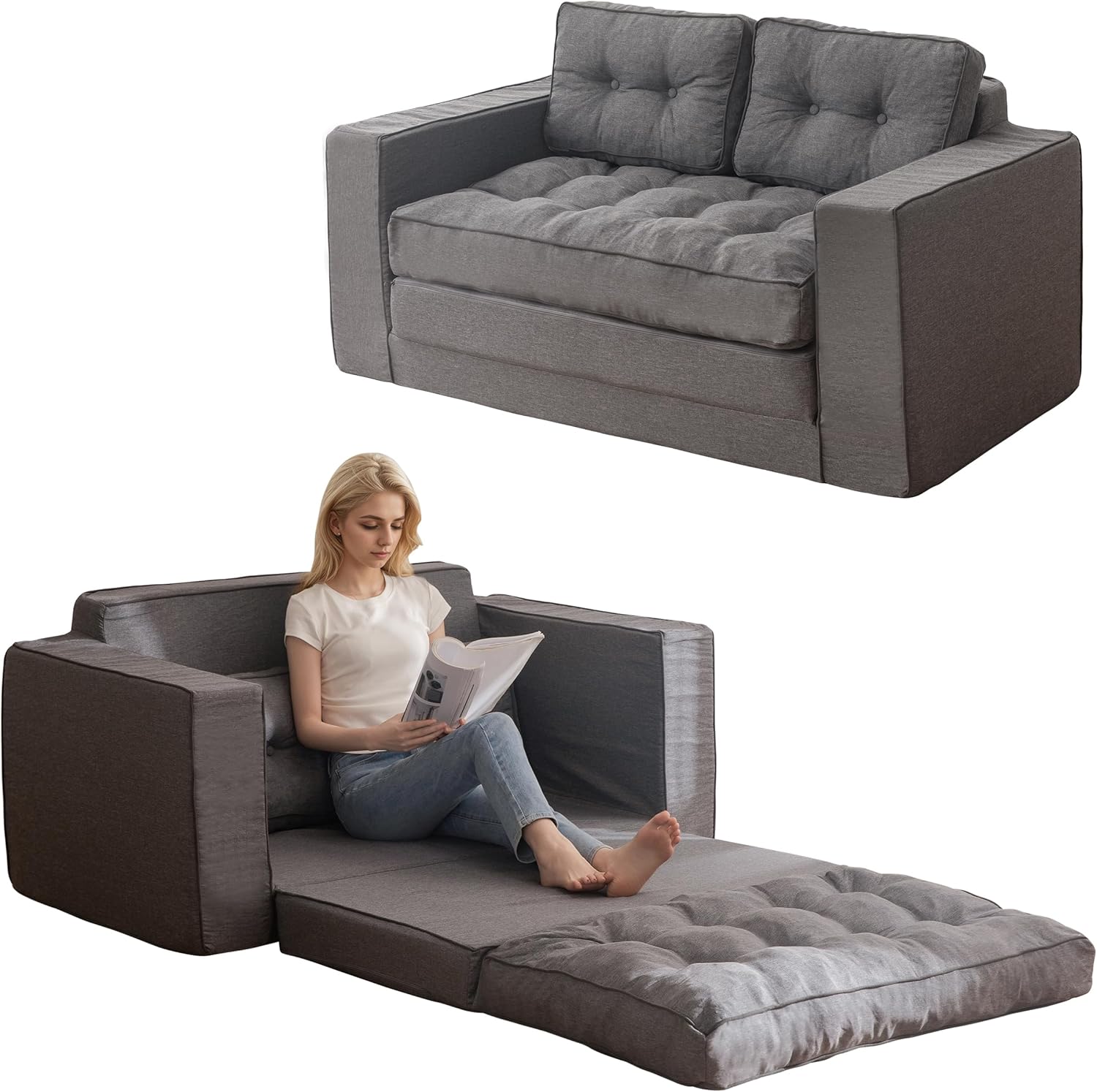 YOSHOOT Loveseat Sleeper Sofa