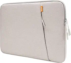 JETech Capa para Laptop para 13-14 Polegadas MacBook Neo (A18 Pro), MacBook Air/Pro (M1-M5) 2020-2026, Notebook 13-13,6 Polegadas, Bolsa com Bolso para Acessórios (Estrela Branca)