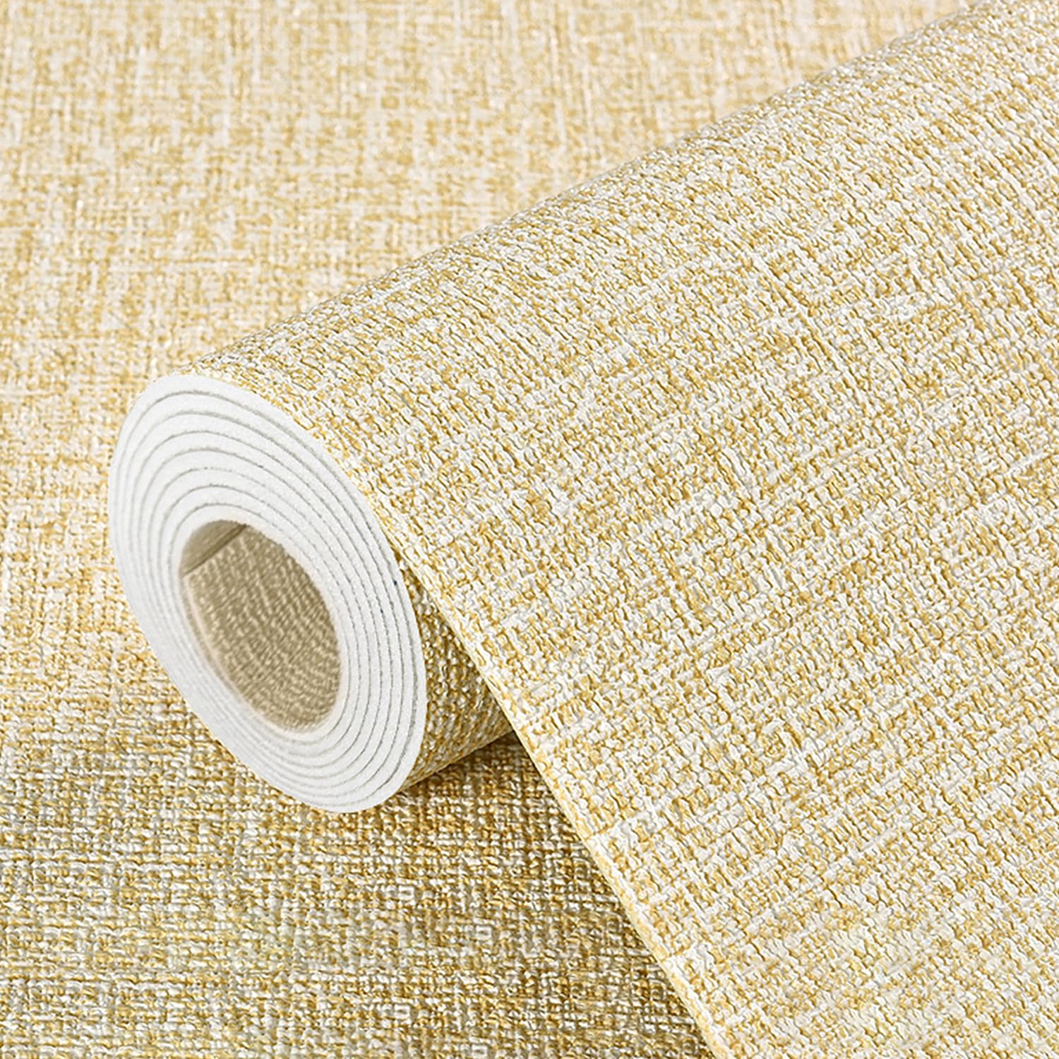 2.5mm Wallpaper Self-Adhesive Textured Wallpaper - Waterproof Decorative Wallpaper, Peel and Stick Wall Renovation Wallpaper for Bedroom, Kitchen Living Room (Beige, 50x280cm/roll) — image 1