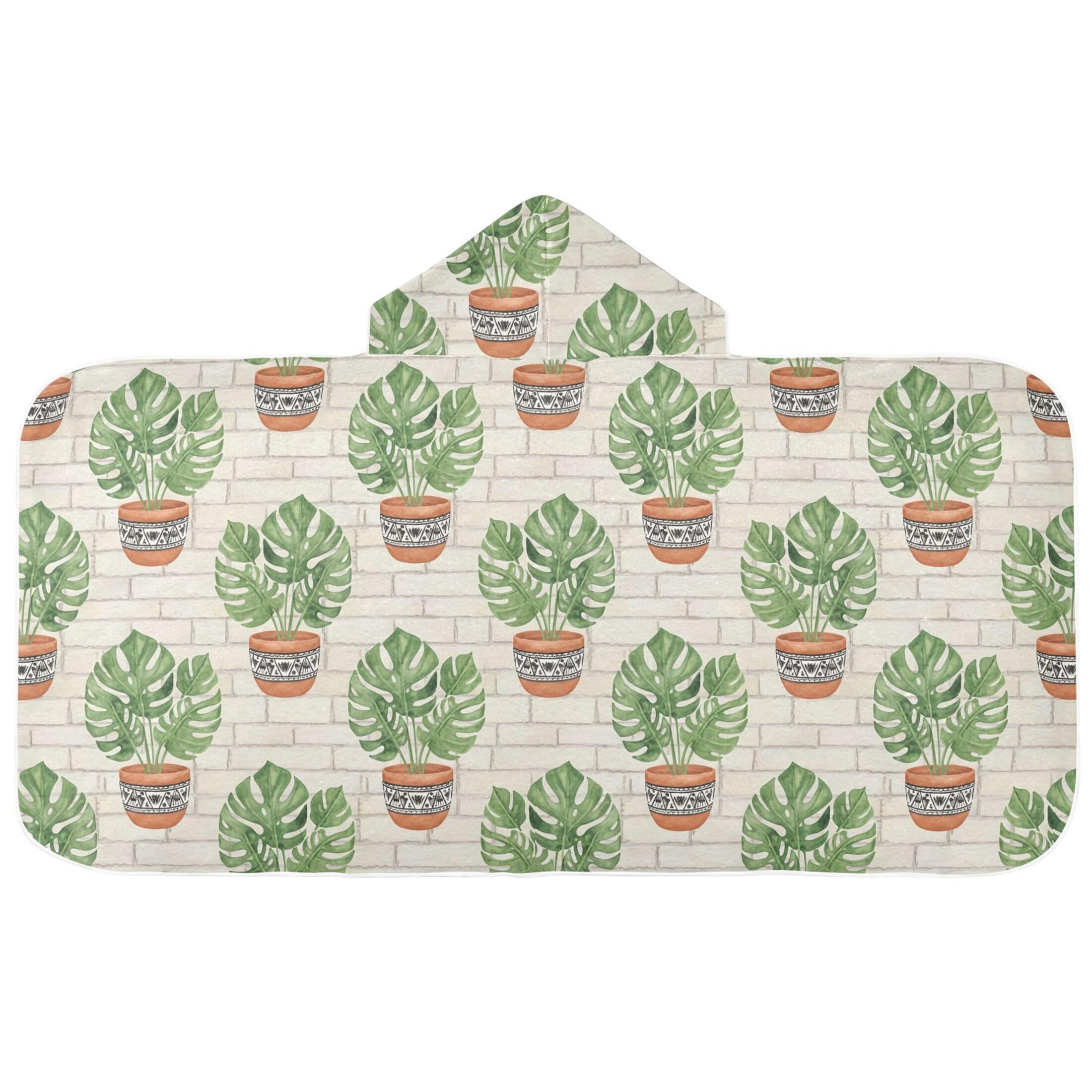 Fuauuyl Potting Wall Hooded Baby Bath Towel Soft & Breathable Towel for Newborns Infants Toddlers, Nursery Essential