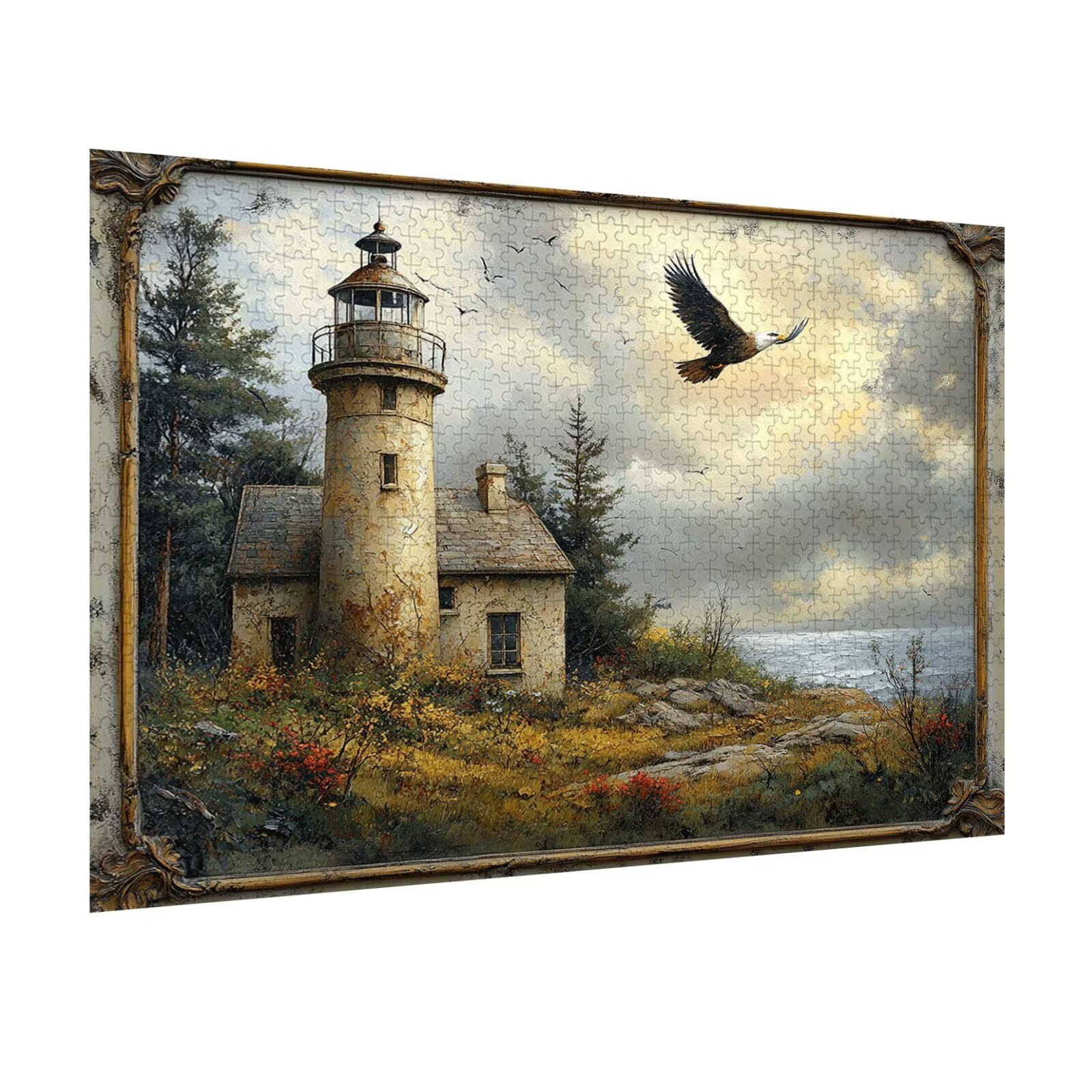 Puzzle 6000 Pezzi Faro Puzzle Classici per Gioco Familiare, n-97 | Impossibile Puzzles, Intrattenimento Creativo, Rilassamento Intelligence, Regalo per Amore e Amico, Home Decor, Il paesaggio