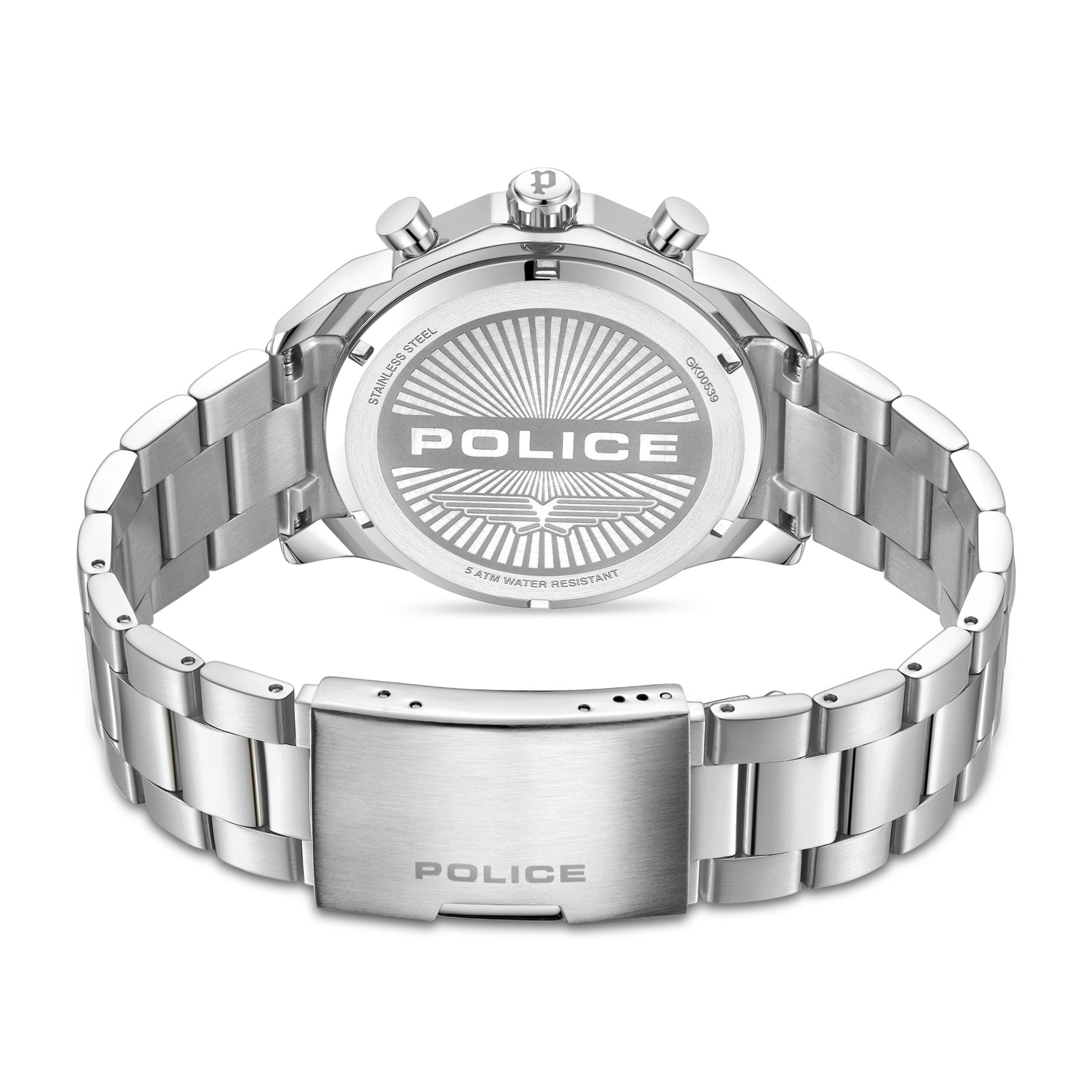 Police - Montre Fonction Soul - Quartz Mouvement de Montre - Largeur du boîtier: 51 mm - Acier Inoxydable - 5 ATM
