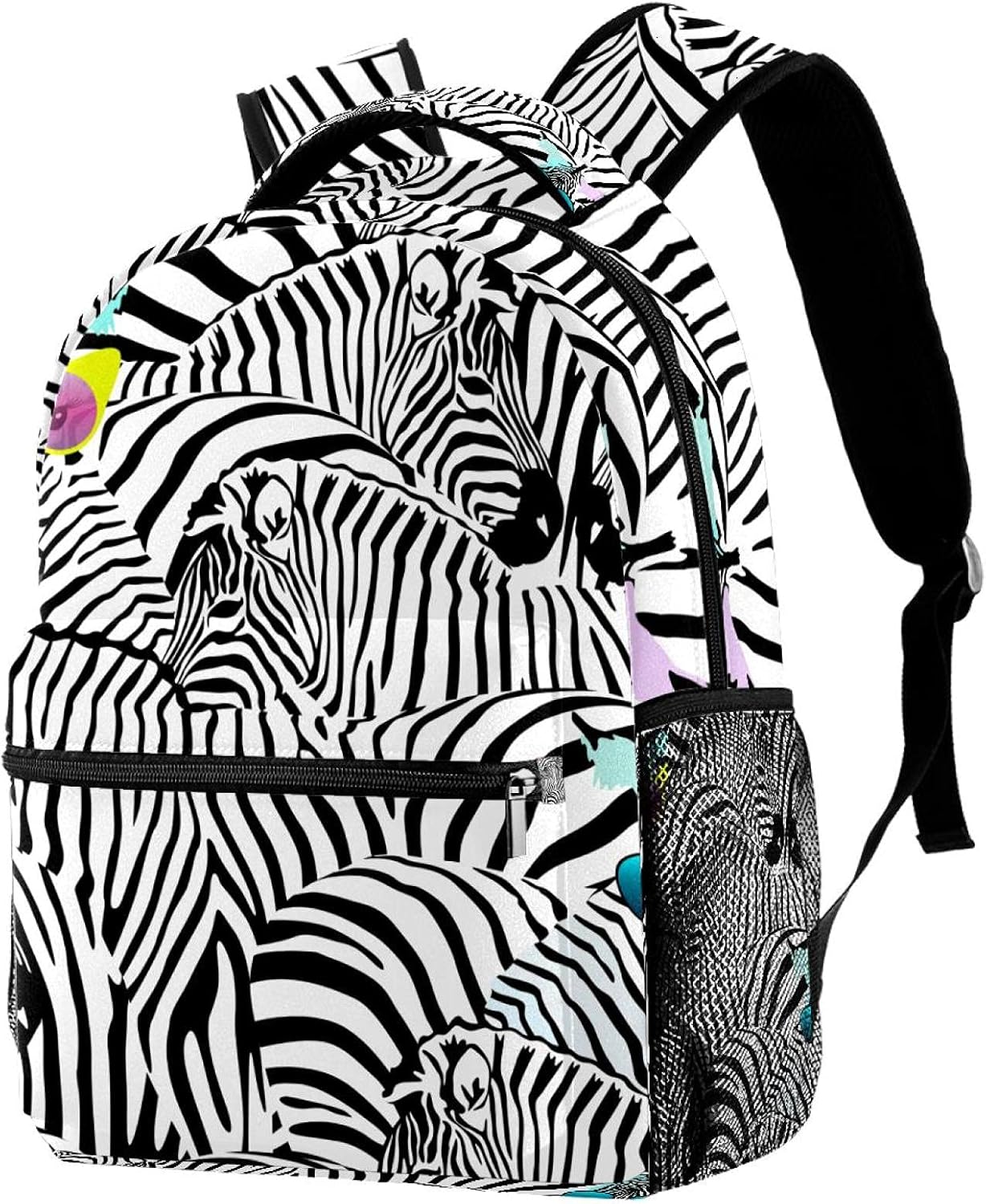Backpack for Girls Boys Zebra Art Travel Backpack Kids Bag with Side Pockets Amazon.co.uk Luggage