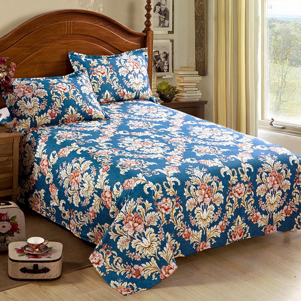 Unique single double draps en coton premium lit double 200x230