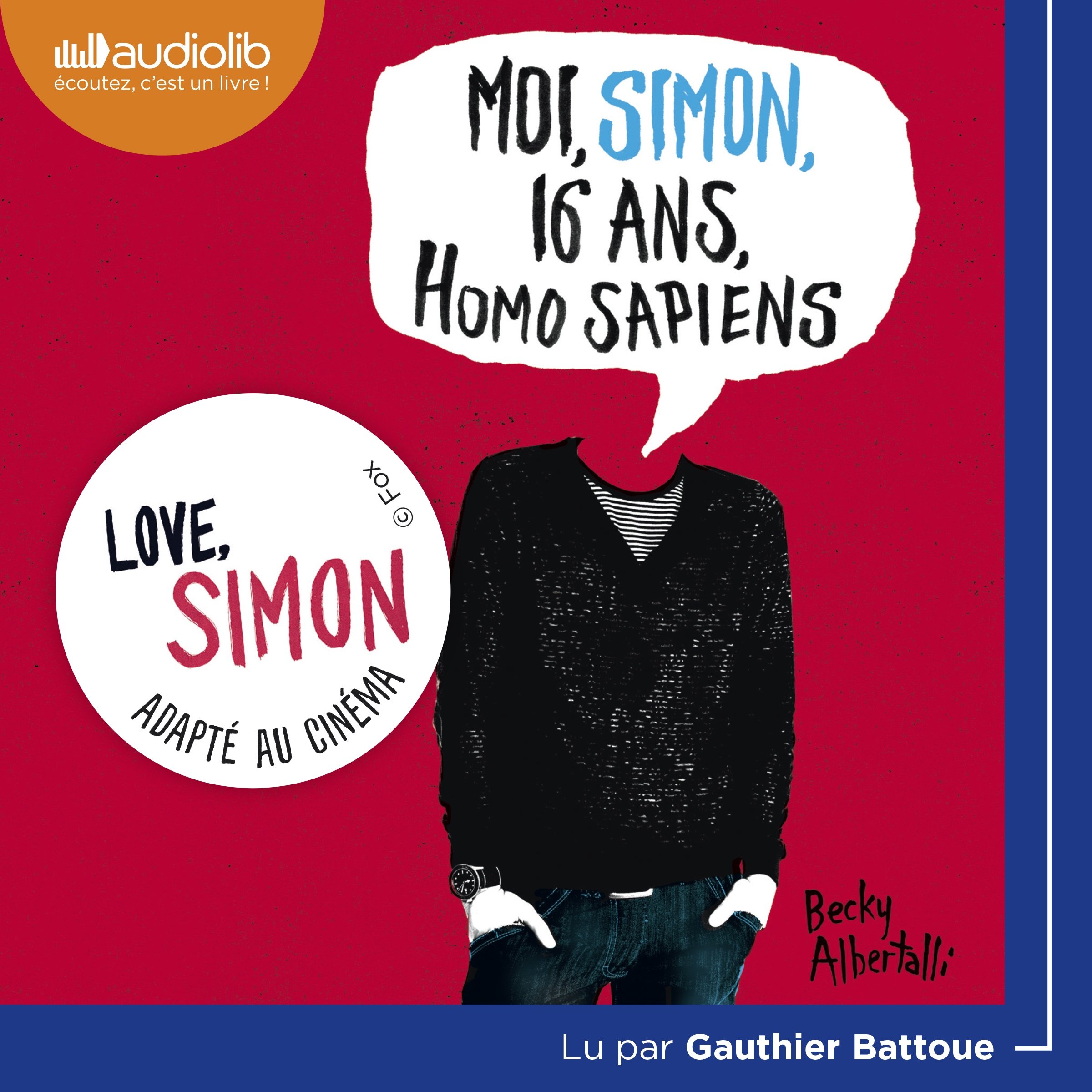 Cover art for Moi, Simon, 16 ans, Homo Sapiens
