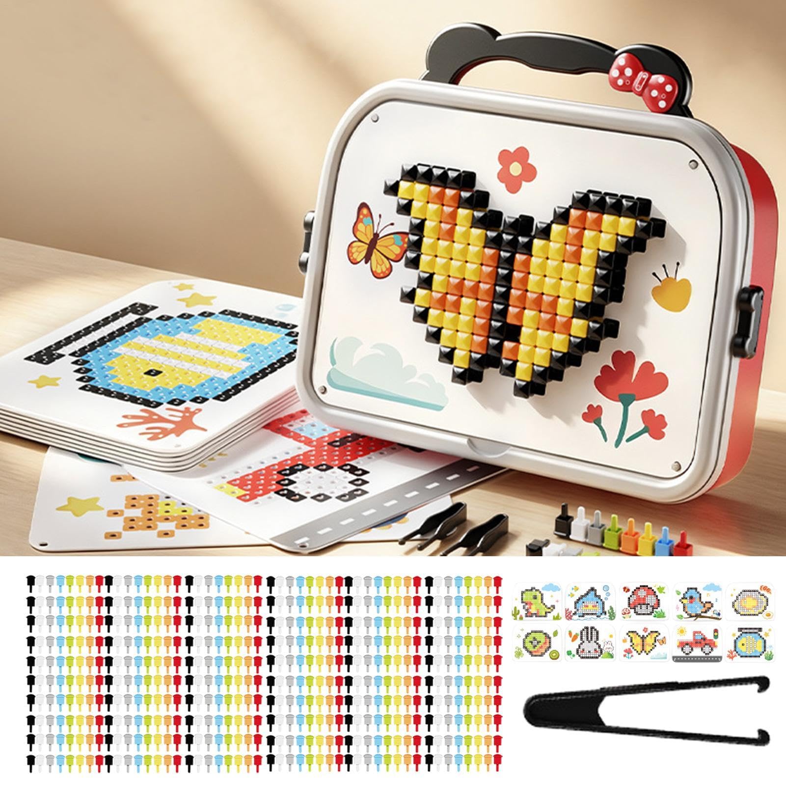 Tablica z kołkami dla dzieci Mushroom Nails edukacyjne zabawki DIY