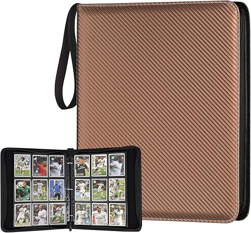 Miniatura 46 de Carpeta Mini de Tarjetas de 1 Bolsillo, Carpeta de Tarjetas Coleccionables de 80 Bolsillos, Álbum Pequeño Premium de Colección de Tarjetas
