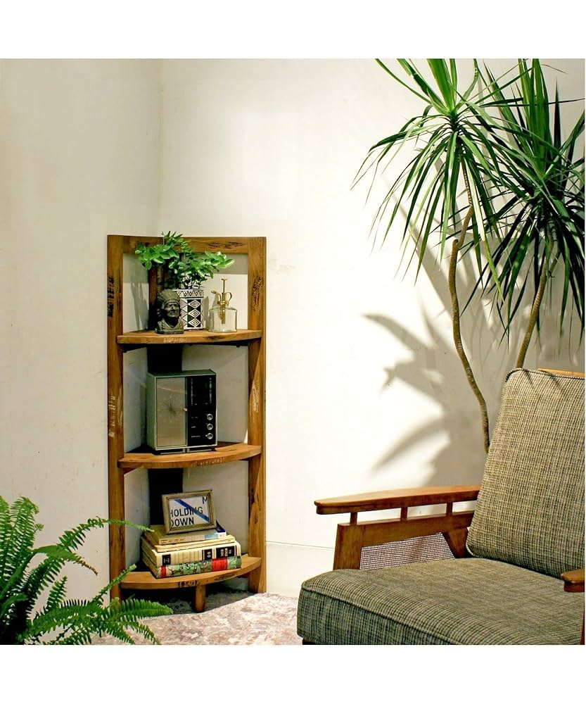 Amazon｜ACME Furniture オープンシェルフ・ラック 木製 3段