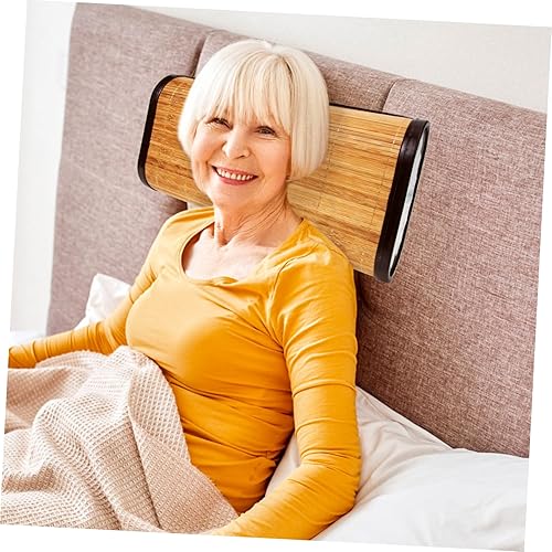 Miniatura 4 de Veemoon 2 unids Sauna Accesorios Aviones Soporte Pad Madera Sauna Enfriamiento Cuello Reposo Sudor Tallo Almohada Transpirable Almohada de Sauna