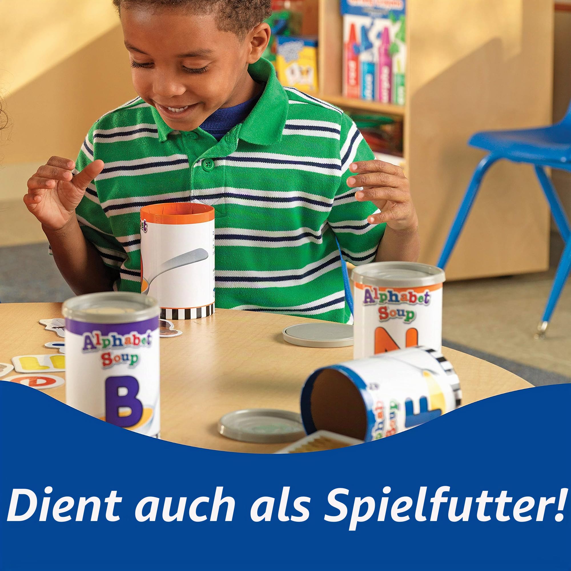 Learning Resources Sortierspiel „Buchstabensuppe“