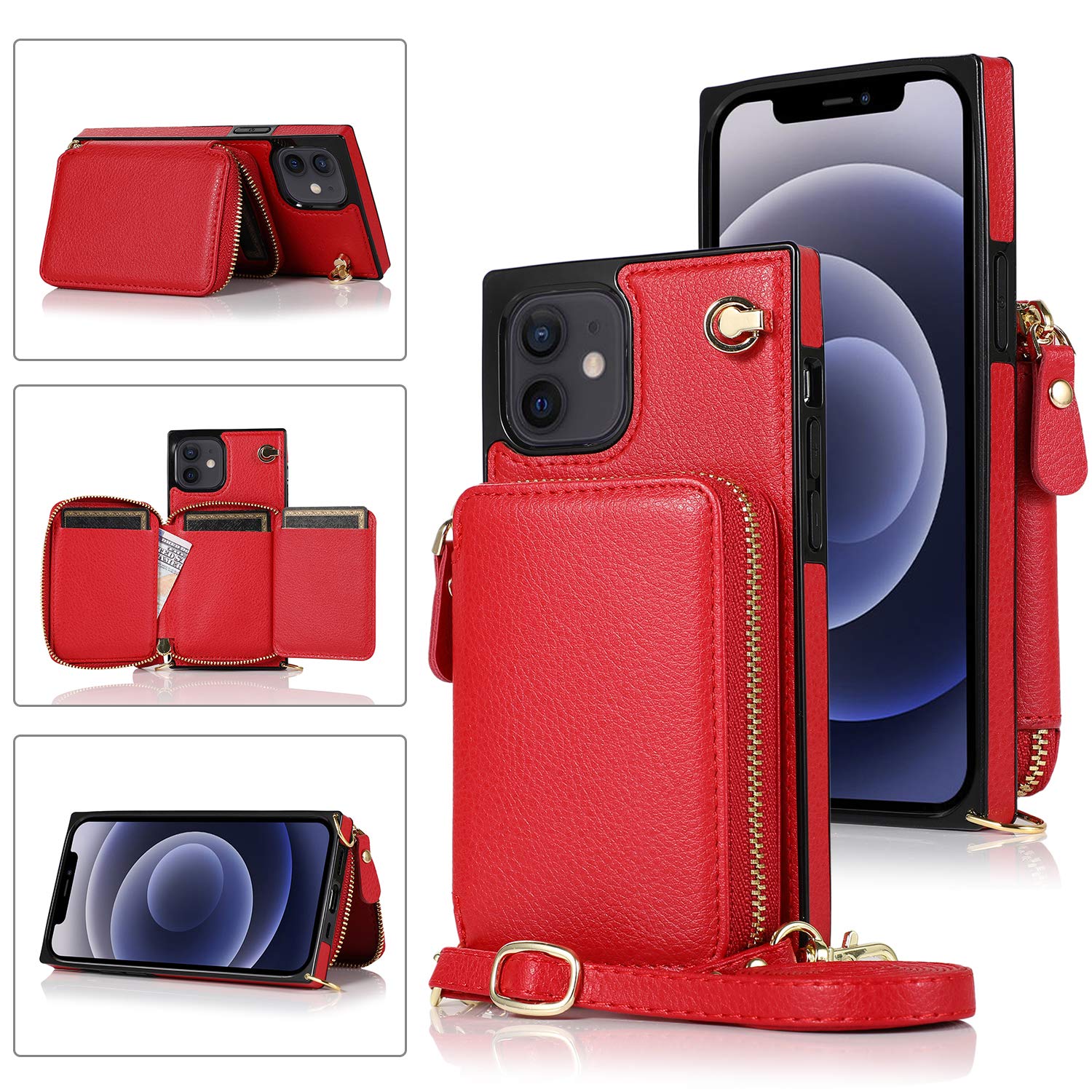 Amazon.co.jp: Cavor iPhone 12 Mini スマホ ケース 肩掛け 首かけ 斜 