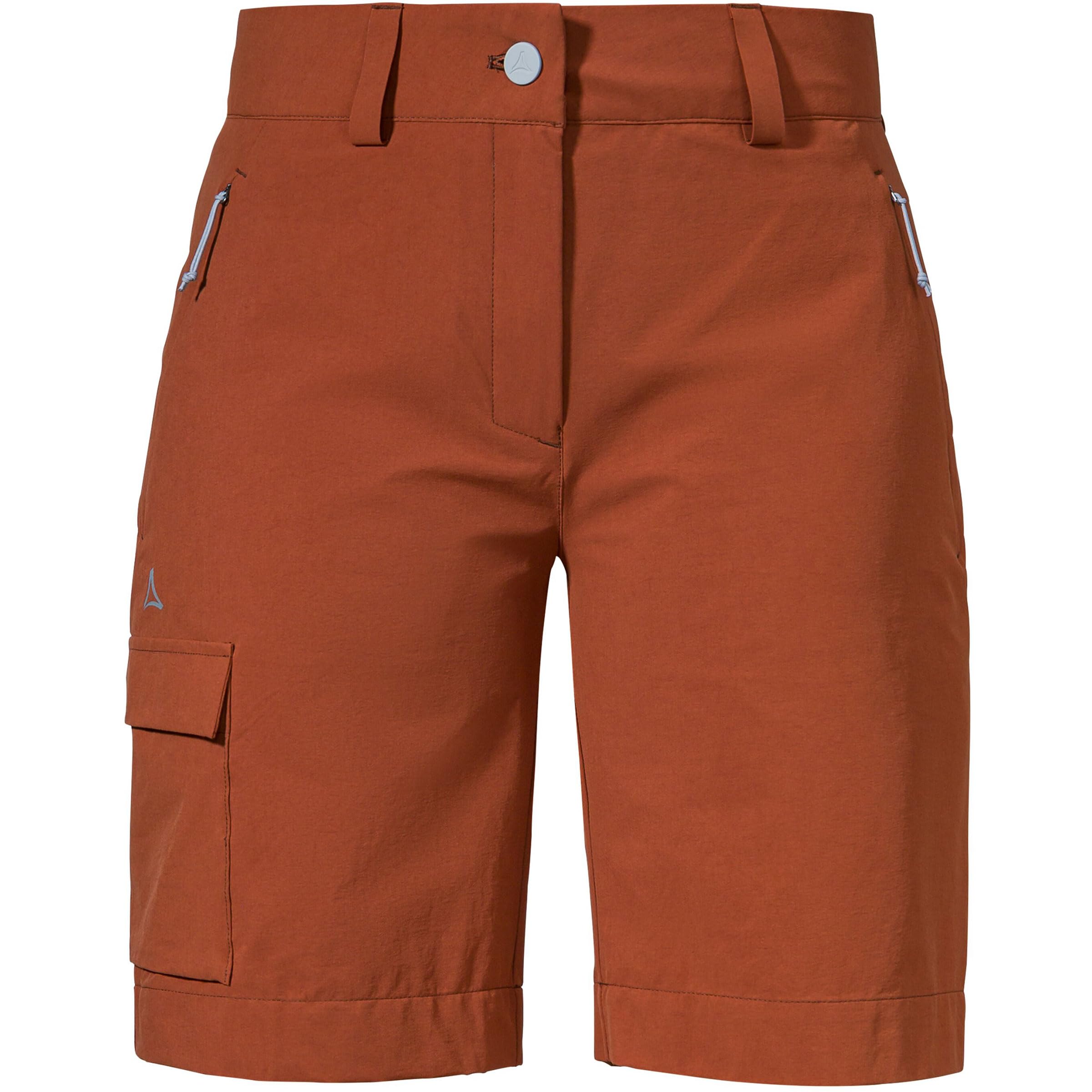 Schöffel Kitzstein L Women's Shorts, Water-Repellent Outdoor Trousers with Elastic Waistband, Short Hiking Trousers Made of Stretch Material with Two Outer Pockets