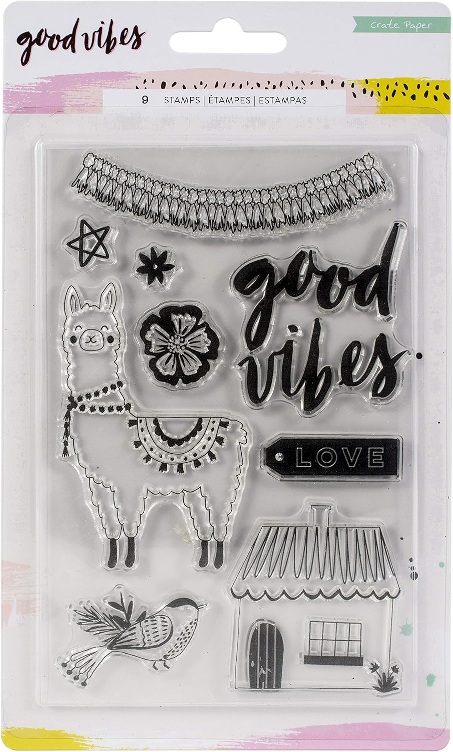 Crate Paper Good Vibes スタンプ