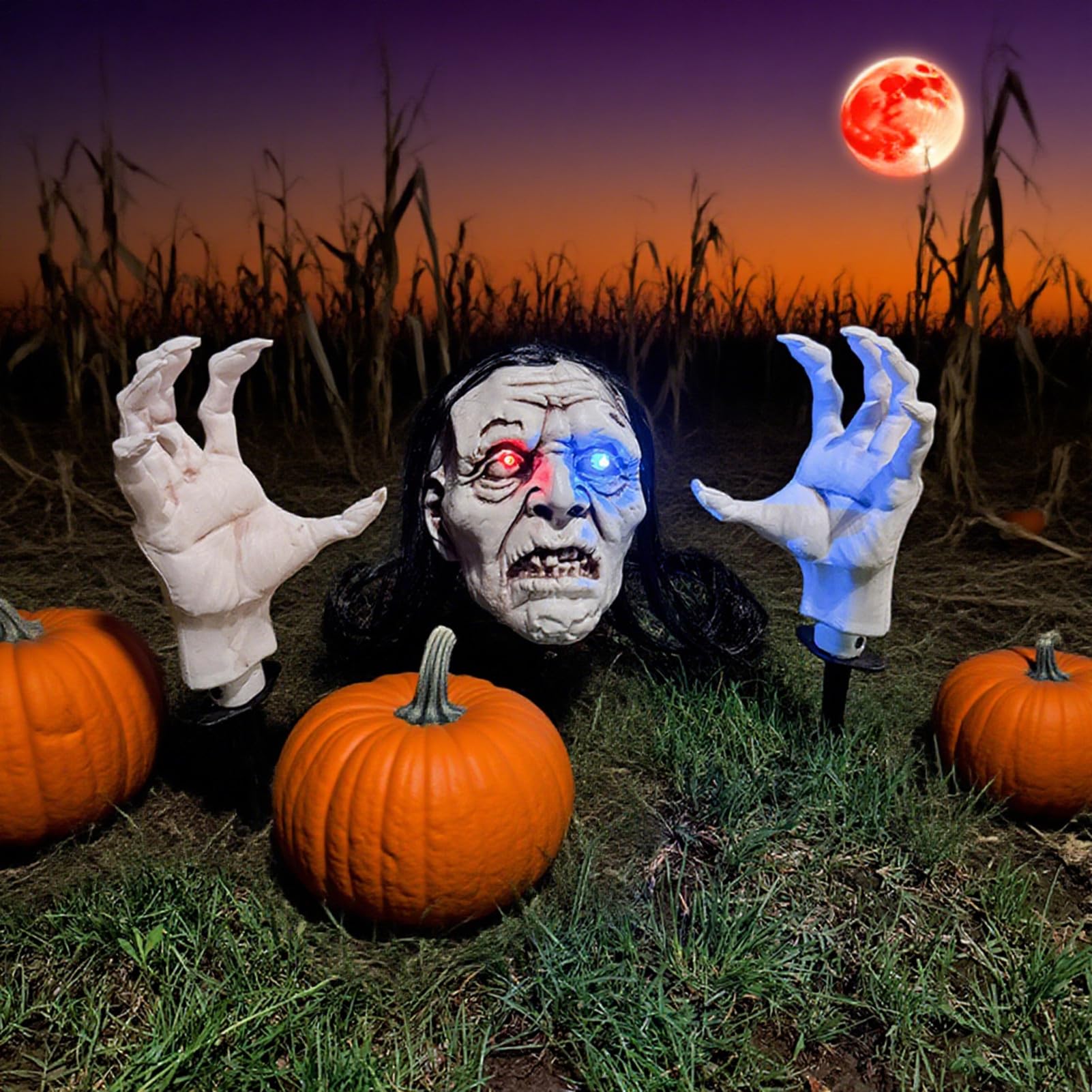 Palik Szkieletowy na Podwórko Halloween Dekoracje Szkieletów na Zewnątrz