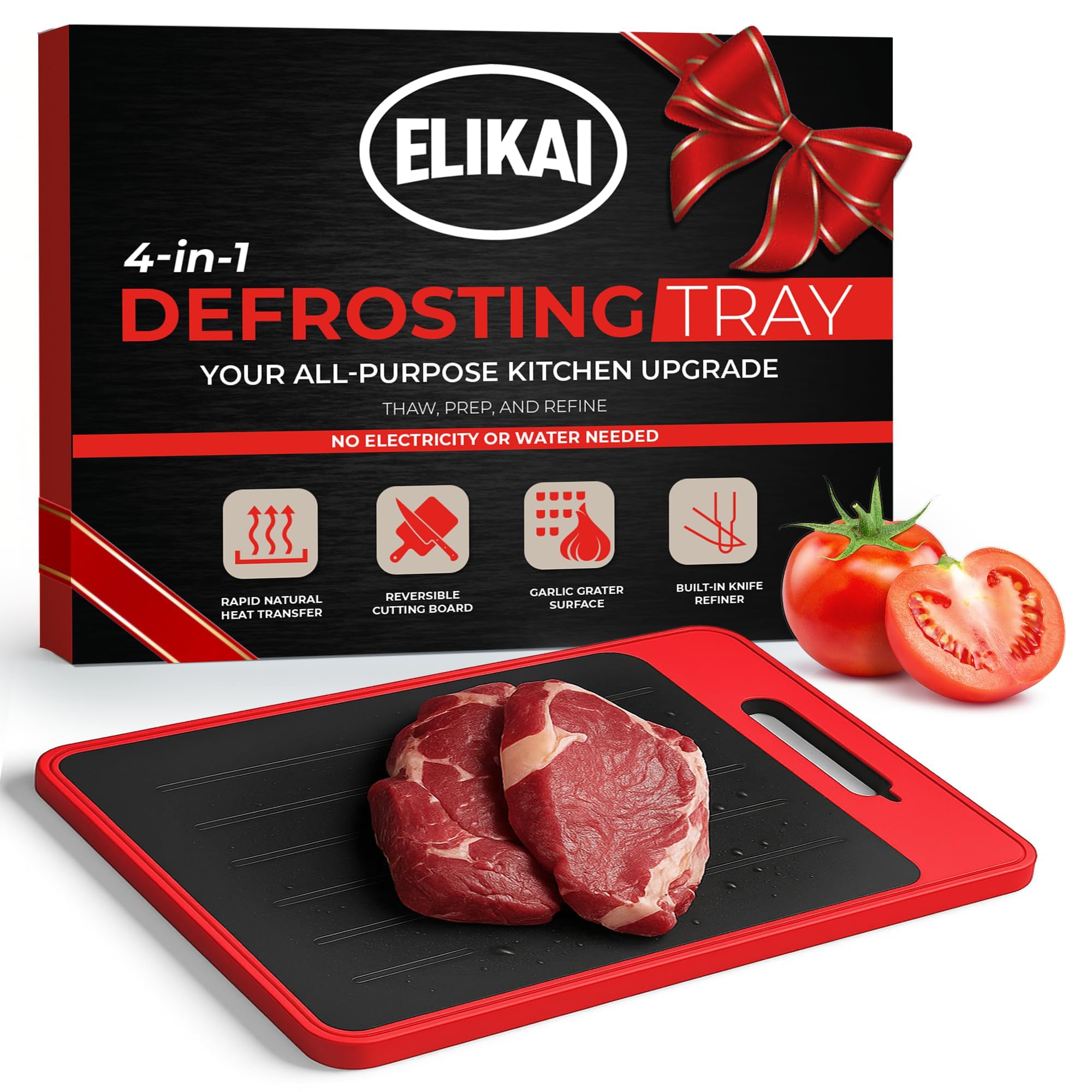 ELIKAI Defrosting Tray 4-in-1