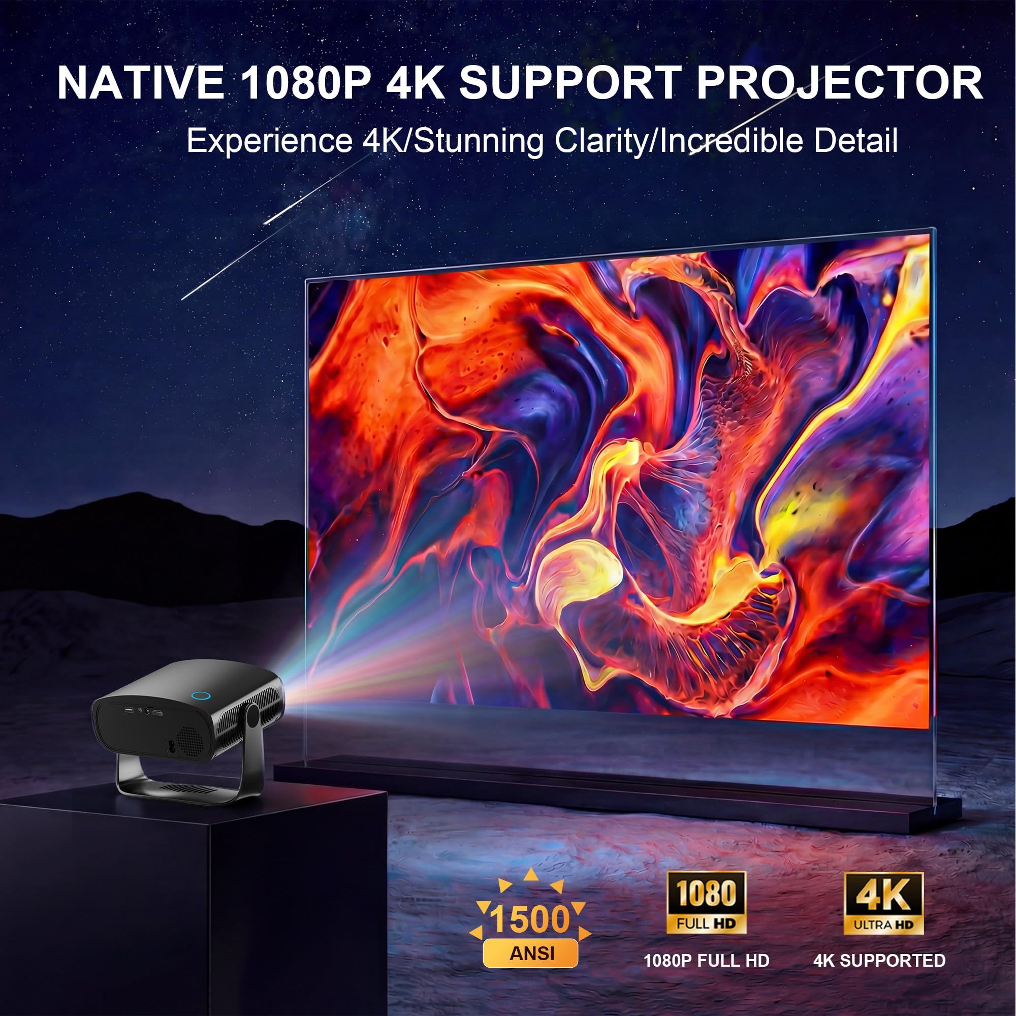 Amazon.com: 【Compatible with Netflix & Native 1080P】Smart