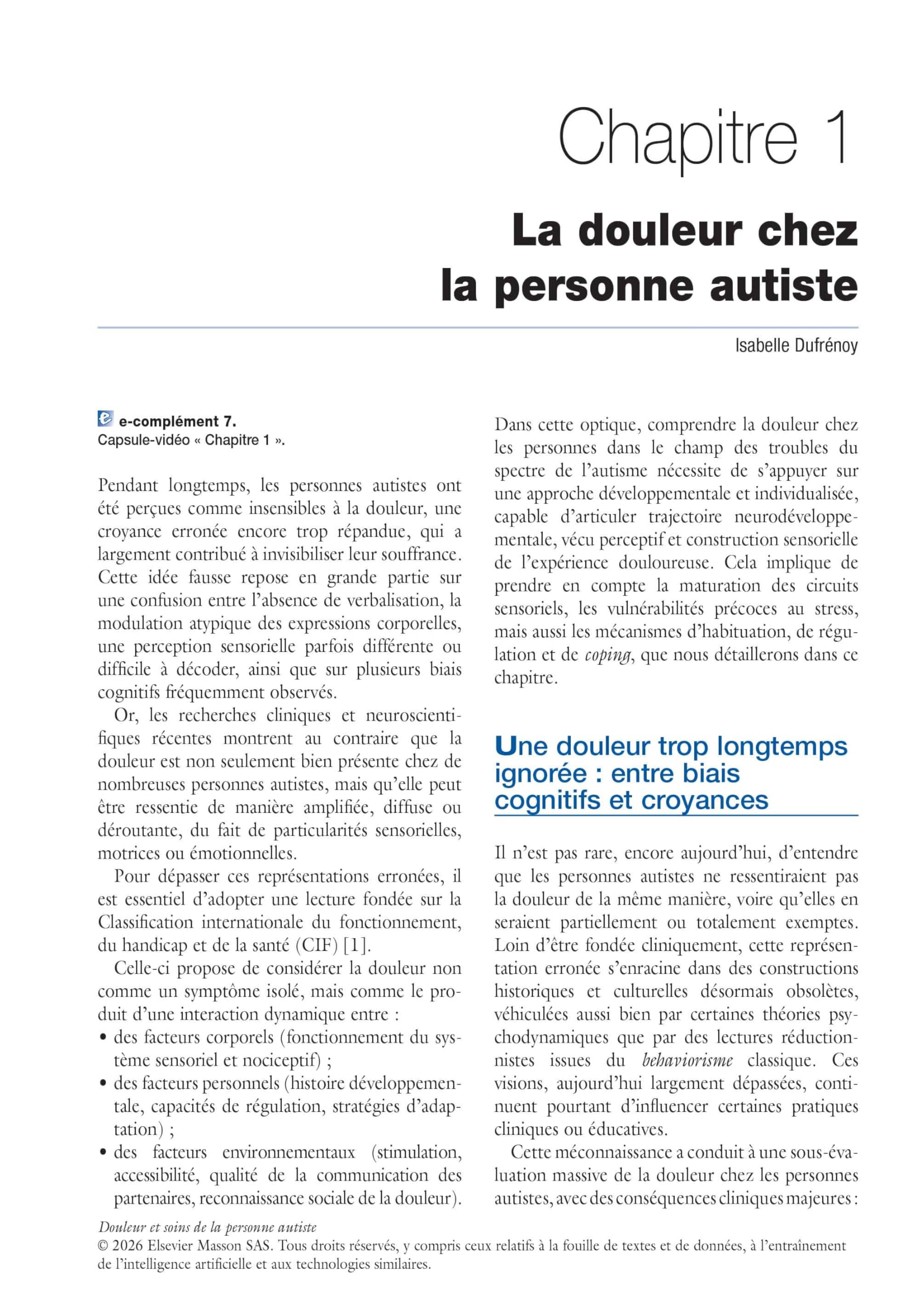 Douleur et soins de la personne autiste: Comprendre, accompagner et soulager - Pour tous les professionnels de santé