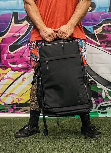 Miniatura 9 de SERIOUS STEEL FITNESS Mochila Pro con divisores extraíbles (nailon 1680D - Negro)