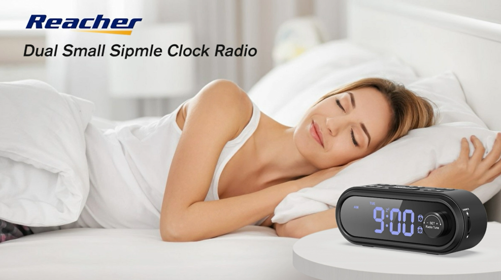 Radio Despertador Digital Con Radio Reacher Radiowecker Fu00fcr