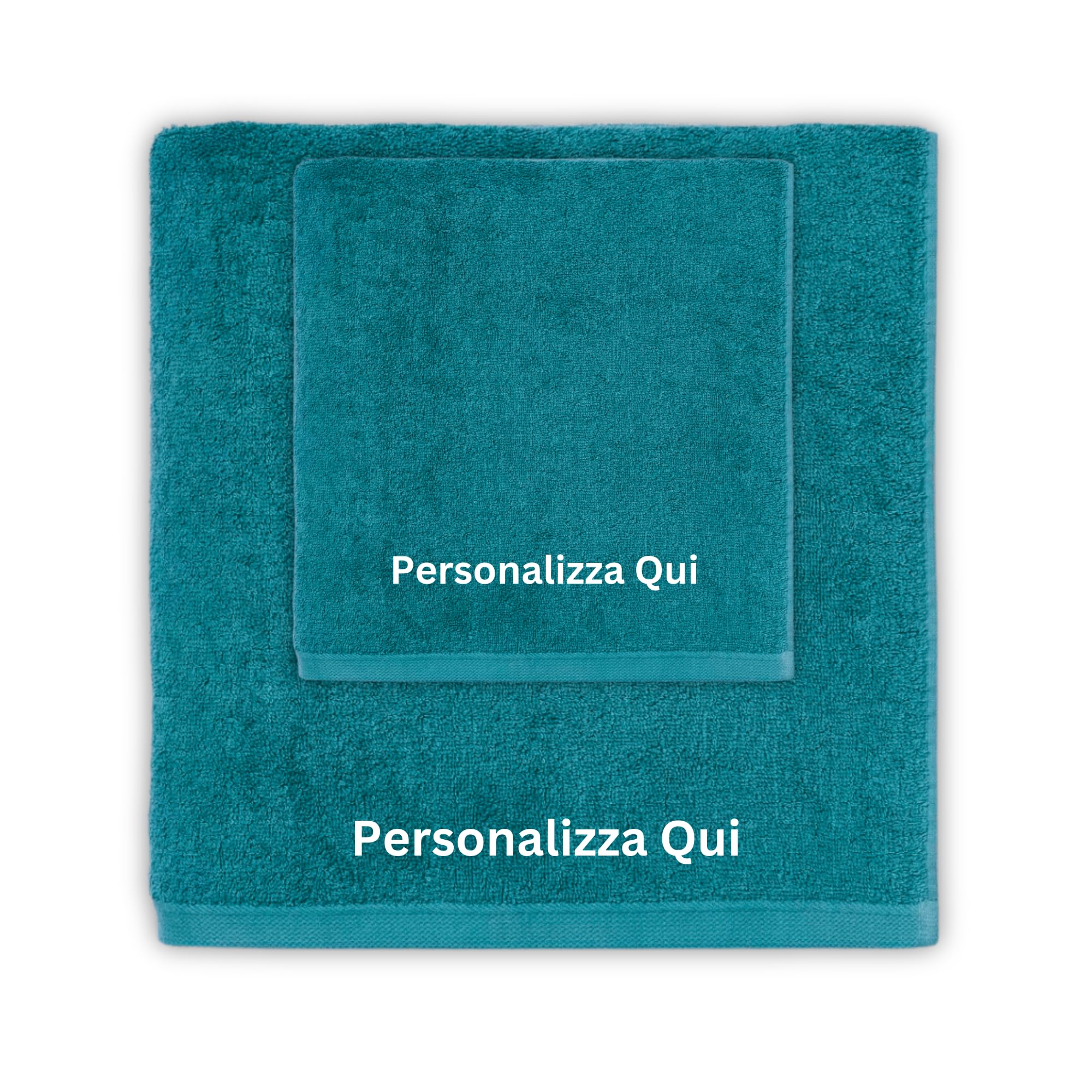 Asciugamano monogrammato, regalo personalizzato, 30 x 80 cm, lettera