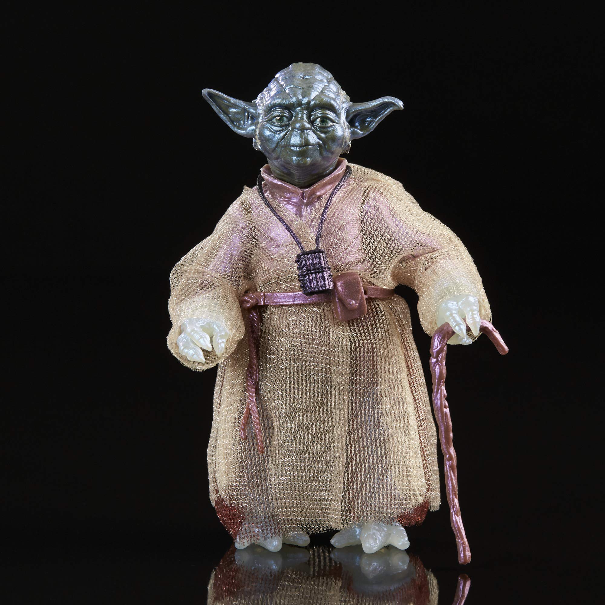 STAR WARS Black Series The Last Jedi Yoda (Force Spirit) Figura de acción – 6 Pulgadas a Escala Episodio VIII Coleccionable, sólido, Color Nailon/a, S (Hasbro 12)